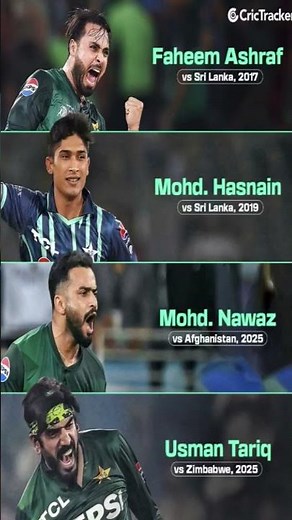 Hat Tricks For Pakistan in T-20 Internationals | Usman Tariq Hat Trick Against Zimbabwe