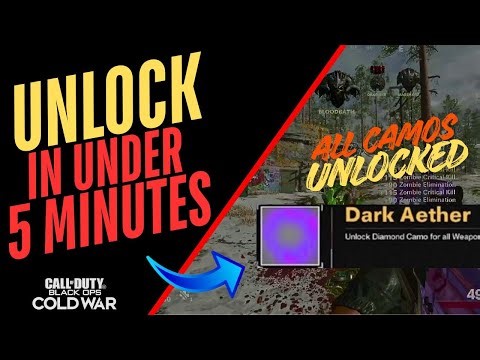Unlock DARK AETHER Camo INSTANTLY Black Ops Cold War