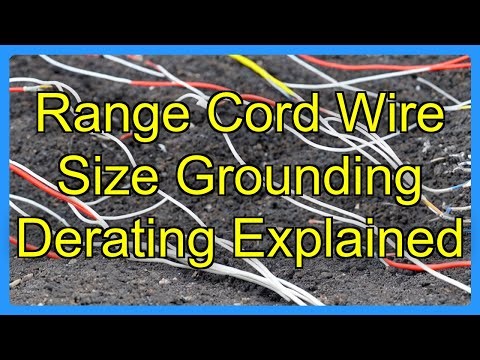 Range Cord Wire Size Grounding Derating Explained