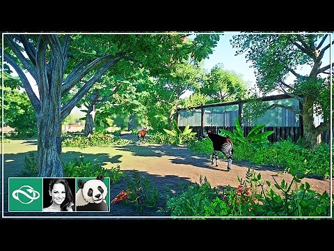 I Built a Stunning Okapi Habitat in Planet Zoo
