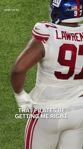 Pilates Football Mic'd Up with Dexter Lawrence | NFL Playoffs Highlights