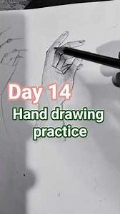 Day 14 Hand Study | Improve Your Hand Drawing Skills
