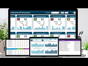 Municipal Services KPI Scorecard in Excel