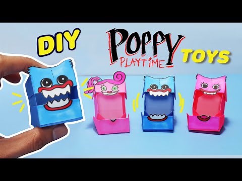 How to Make Poppy Playtime 2 Paper Toys that the Mouths Can Movable!