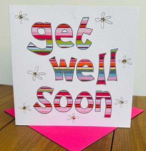 Get Well Card (jewelled) - Etsy Canada