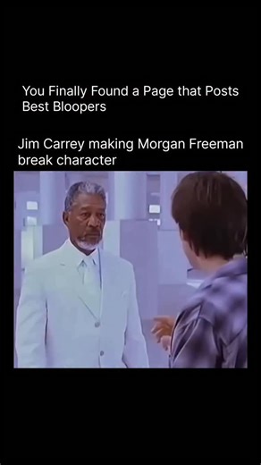 The Best Bloopers on Instagram: "Bruce Almighty is a 2003 fantasy comedy starring Jim Carrey as Bruce Nolan, a frustrated television reporter who feels his life and career are unfair. After a particularly bad day, Bruce angrily blames God for all his problems, only to unexpectedly meet God himself, played by Morgan Freeman. God decides to give Bruce divine powers on a trial basis, allowing him to see just how difficult it is to run the universe. At first, Bruce uses his new abilities for selfish