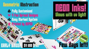 Geometric Abstraction Playing Cards Marked System