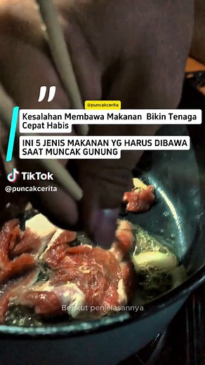 Makanan Energi Terbaik untuk Pendakian