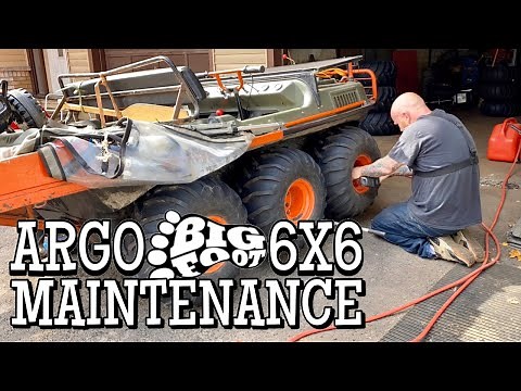 Doing maintenance on a 2005 Argo Bigfoot 6x6