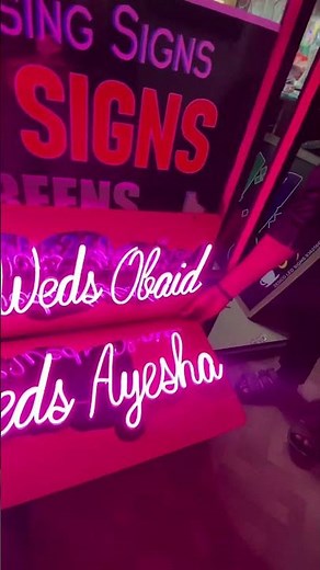 COUPLE NEON SIGN IN IMPORTED QUALITY & very Reasonable prices at Zedco led signs & Smd screens