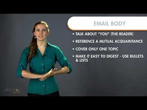 Professional & B2B Emails: Email Body - Business Writing & Grammar