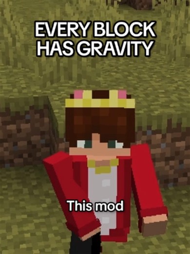 Minecraft But Every Block Has Gravity - Funny Minecraft Video