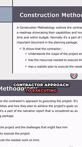 "Learn how to craft an effective construction methodology to ensure project success. Discover key strategies for planning, execution, and optimization in construction management." #ConstructionMethodology #ProjectSuccess #ConstructionPlanning #ProjectExecution #CM | Planning Engineer | Facebook