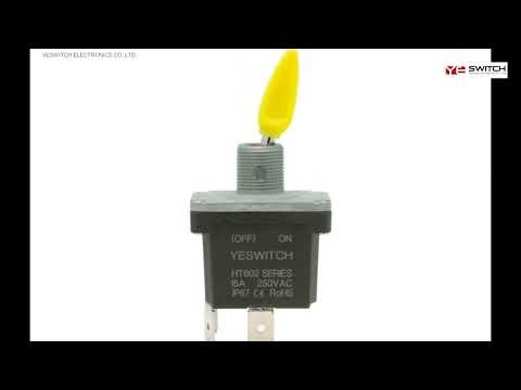 15a 250v industrial metal toggle switch (on)-off-(on) with three wires