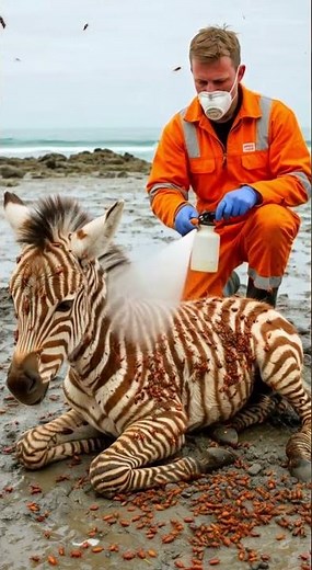 Zebra Survival: Rescuers' Courageous Fight for Life!