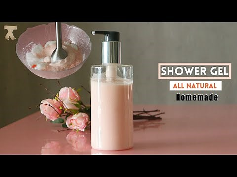 Homemade shower gel body wash
