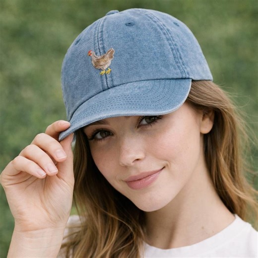 Vintage Chicken Dad Hat, Embroidered Hen Hat, Unisex Chicken Mom Baseball Cap, Unisex Farmhouse Animal Hat_adjustable Chicken Lover Gift Hat - Etsy