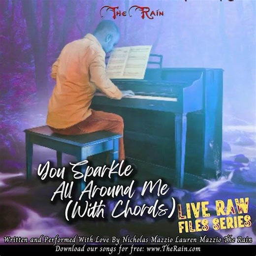 Q4 30 45TCD106 Piano You Sparkle All Around Me spoken chords Nicholas Mazzio Lauren Mazzio The Rain