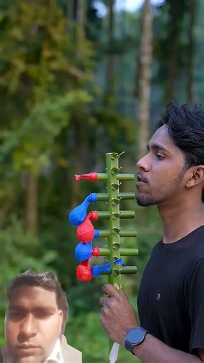 Creative bamboo and Balloone popping crafts #slingshot #bamboo1 #diyprojects