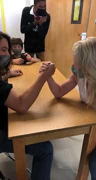Teacher vs Student Arm Wrestle