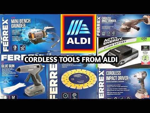 WHAT'S NEW IN ALDI UK/CORDLESS TOOLS FULL VARIETY IN ALDI/COME SHOP WITH ME/AFFORDABLE TOOLS