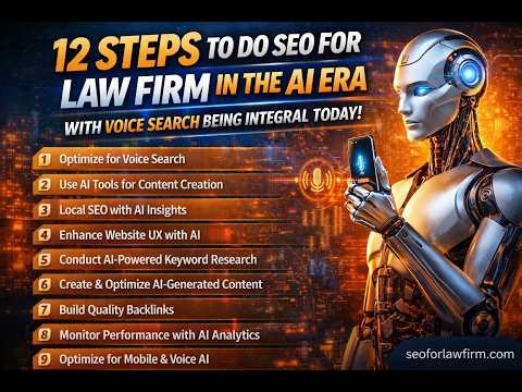 12 Step to Do SEO For Your Law Firm