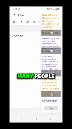 How to Copy and paste faster on your Samsung #fblifestyle . . . . #photoshop #travel #Relationships #photoediting #childrentoys #usedequipment #relationshipgoals #experience #onlinecommunity #personalgrowth #digitalcreator #art #selfimprovement #resilience #bookrecommendations #videocontent #communityengagement #socialmediaengagement #chatgpt4 #contentcreationtips#chatgpt4 #contentcreationtips #contentcreation #viralréel #manychat #aitools #automation #aiautomation #bestaitools #beehiiv #digital