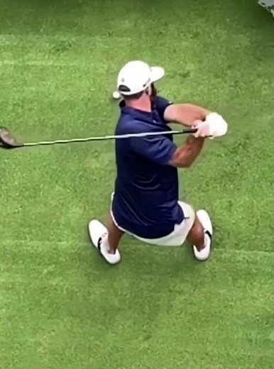 Dustin Johnson (slow motion golf swing) #golf #golfswing #pga