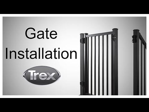How to Install a Gate on Your Trex Deck | Trex - YouTube