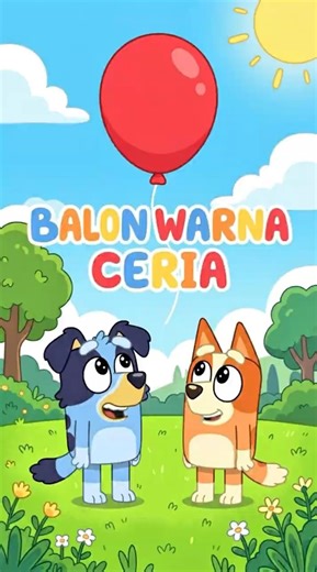 🎈 BALON WARNA CERIA 🌈 Lagu Anak Seru Belajar Warna | Anak Ceria