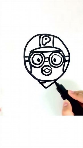 뽀로로를 그려보아요! #뽀로로그리기 #뽀로로색칠하기 #DIY #뽀로로게임