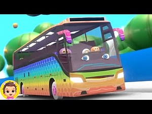 All Aboard! The Bus Song for Kids with Wheels On The Bus by Kids Channel Nursery Rhymes