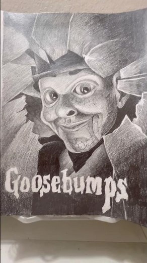 Drawing Slappy from Goosebumps 2023 #art #pencildrawing #shading #goosebumps #slappy #graphite