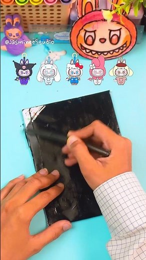 LABUBU MYSTERY REVEAL! Which Color Will I Get?! 😱👀 #labubu #popmart #magic #sanrio