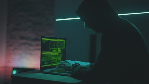 Hacker working at night - Free Stock Video