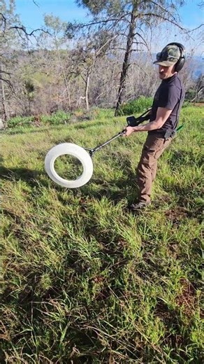Testing the new GPZ 8000 coil design in grass