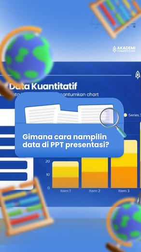 Akademi Competition - Ex Akademi Business Case on Instagram: "Gimana sih cara nampilin data di PPT presentasi biar mudah dimengerti dan nggak bikin juri bingung? 🤔 Data kuantitatif itu powerful, asalkan disajikan dengan rapi dan insight yang jelas. Di Akademi Competition, kami akan bantu kamu: ✅ Struktur analisis data kuantitatif yang efektif. ✅ Cara mengubah data jadi insight yang meyakinkan. ✅ Visualisasi chart yang menarik dan mudah dipahami. Jangan biarkan data jadi bumerang saat presentasi