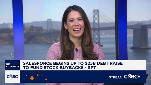 Salesforce begins up to $25B debt raise for stock buybacks