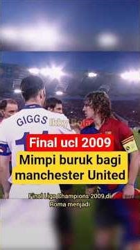 2009 UCL final, a nightmare for Paul Scholes #football #ManchesterUnited #Barcelona #PaulScholes ...