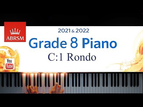 ABRSM 2021-2022 Grade 8, C:1. Rondo ~ B. Bartók. Piano exam piece