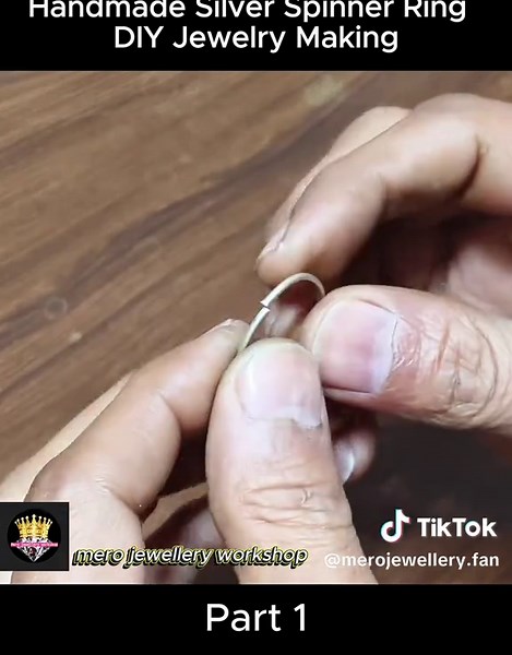 Handmade Silver Spinner Ring: DIY Jewelry Making Guide