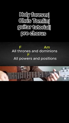 384K views · 23K reactions | Holy forever|Chris Tomlin|Guitar Tutorial|Pre chorus #holyforever #christomlin #guitartutorial #prechorus #christianreels #ghguitartutorial | GH Guitar Tutorial | Facebook