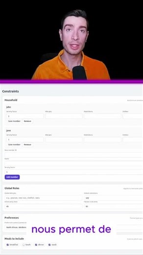 J'ai automatisé mes menus de la semaine avec l'IA
