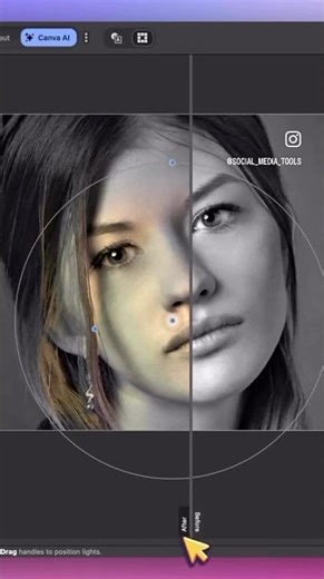 Incredible AI Portrait Lighting Tool in the New Affinity by Canva