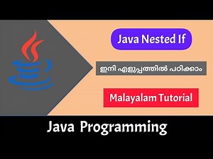 Java Nested if|java programming|malayalam Tutorial