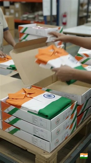 🇮🇳 Inside India’s Tricolor School Uniform Factory 👕 | Fabric, Cutting, Stitching & Final Finish