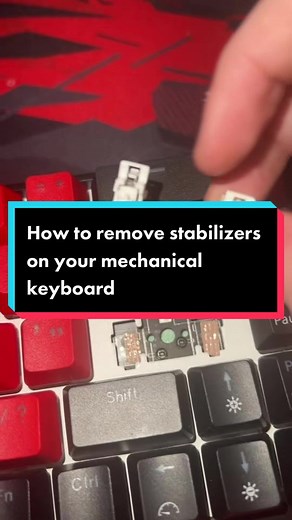 How to Remove Stabilizers from Your Mechanical Keyboard