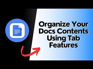 How You can Organize Your Docs Contents Using Tab Features