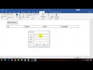 Add Rows to Word Table from UserForm in Word VBA