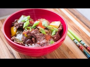 Pressure Cooker Chinese Pepper Steak - Time Lapse